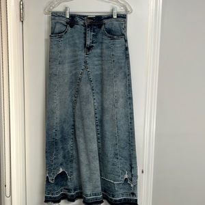 Washlab denim skirt size 27 (us 4) excellent condition